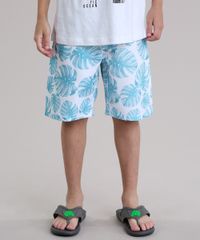 Bermuda-Estampada-de-Folhagem-Branca-8718489-Branco_1