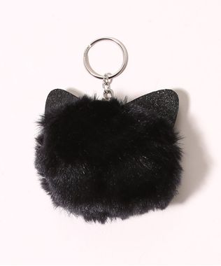 Chaveiro-de-Pelucia-de-Gatinho-com-Glitter-Preto-9973584-Preto_1