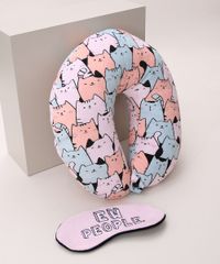 Kit-de-Apoio-de-Pescoco-Gatinhos---Tapa-Olho-Rosa-Claro-9973582-Rosa_Claro_2