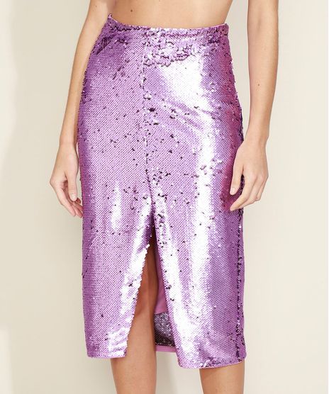 Saia-Feminina-Midi-em-Paete-Dupla-Face-com-Fenda-Lilas-9972618-Lilas_1