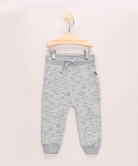 Calca-de-Moletom-Infantil-em-Flame-Saruel-com-Bolsos-Cinza-Mescla-9964041-Cinza_Mescla_1