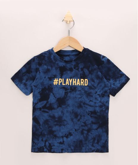 Camiseta-Infantil-Estampada-Tie-Dye---Playhard--Manga-Curta-Azul-9960448-Azul_1