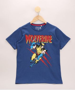 Camiseta-Juvenil-Wolverine-Manga-Curta-Azul-9968326-Azul_1