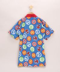 Roupao-Infantil-Os-Vingadores-Manga-Curta-Azul-9967772-Azul_2