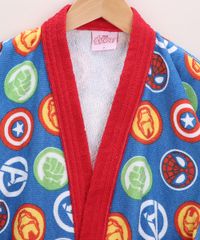 Roupao-Infantil-Os-Vingadores-Manga-Curta-Azul-9967772-Azul_4