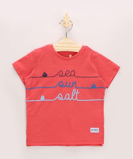 Camiseta-Infantil-Flame---Sea-Sun-Salt--Barcos-com-Bordado-Manga-Curta-Vermelha-9964039-Vermelho_1