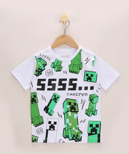 Camiseta-Infantil-Minecraft-Emborrachada-Manga-Curta-Branca-9967042-Branco_1