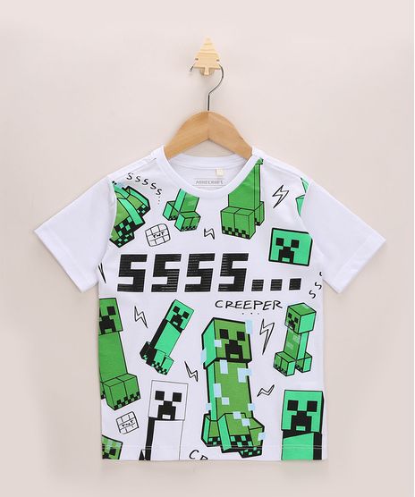 Camiseta-Infantil-Minecraft-Emborrachada-Manga-Curta-Branca-9967042-Branco_1