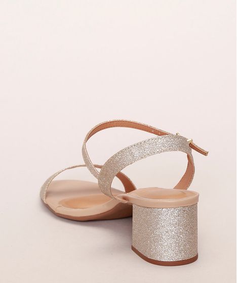 sandalia com glitter vizzano