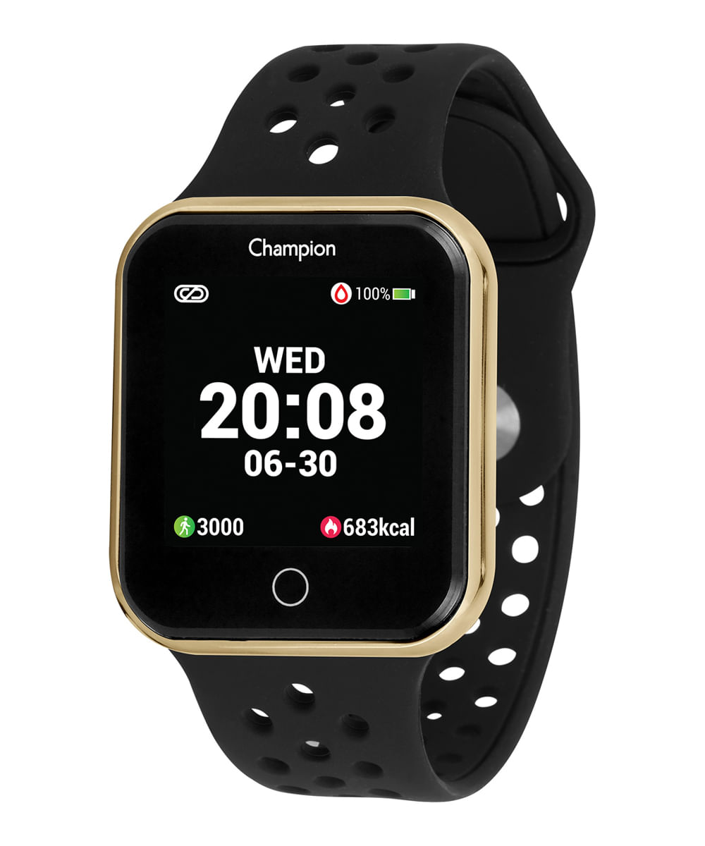 Relógio Smartwatch Champion Unissex - CH50006U Dourado
