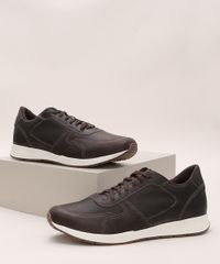 Tenis-Masculino-Madero-em-Couro-com-Recortes-Marrom-9970699-Marrom_1