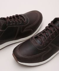 Tenis-Masculino-Madero-em-Couro-com-Recortes-Marrom-9970699-Marrom_3