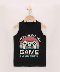 Regata-Infantil-Video-Game-Preta-9968544-Preto_1