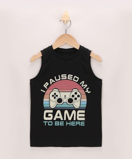 Regata-Infantil-Video-Game-Preta-9968544-Preto_1