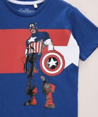 Camiseta-Infantil-Capitao-America-Emborrachado-Manga-Curta-Azul-Royal-9970816-Azul_Royal_2