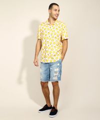 Camisa-Masculina-Tradicional-Lisa-Simpson-Estampada-Manga-Curta-Rosa-Claro-9963170-Rosa_Claro_3