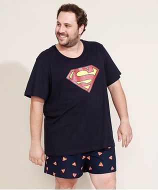 Pijama-Masculino-Super-Homem-Manga-Curta-Preto-9963228-Preto_1