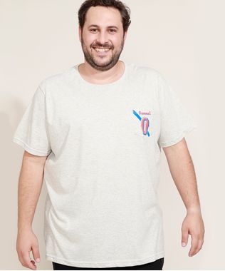 Camiseta-Masculina-Plus-Size-Original-com-Bolso-Manga-Curta-Gola-Careca-Off-White-9972064-Off_White_1