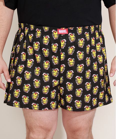 Samba-Cancao-Masculina-Plus-Size-Homem-de-Ferro-Estampada-Preta-9964659-Preto_1