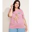 Blusa-Feminina-Plus-Size-Bambi-Manga-Curta-Decote-Redondo-Rosa-9971414-Rosa_1