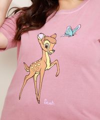 Blusa-Feminina-Plus-Size-Bambi-Manga-Curta-Decote-Redondo-Rosa-9971414-Rosa_2