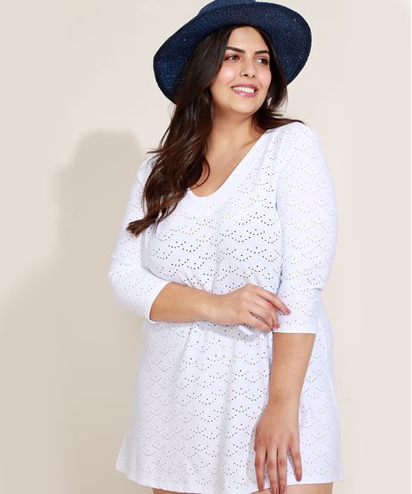 Saida-de-Praia-em-Laise-Plus-Size-Manga-3-4-Branca-9960037-Branco_1