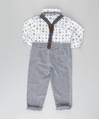 Conjunto-de-Camisa-Estampada-Navy-Off-White---Calca-com-Suspensorio---Gravata-Borboleta-em-Algodao---Sustentavel-Cinza-Claro-8700312-Cinza_Claro_2