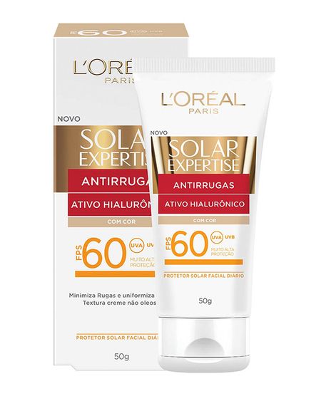Protetor-Solar-Facial-L-Oreal-Expertise-Antirrugas-com-Cor-FPS60---50g-Unico-9965315-Unico_1