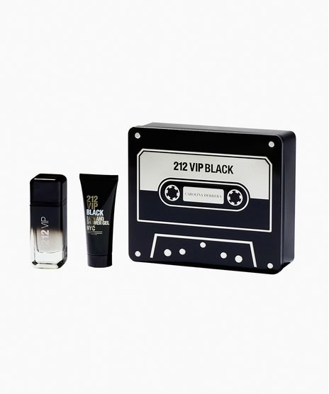 Kit-Carolina-Herrera-212-Vip-Black-Eau-de-Parfum-100ml---Gel-de-Banho-100ml-Masculino---1-Unidade-Unico-9975571-Unico_1