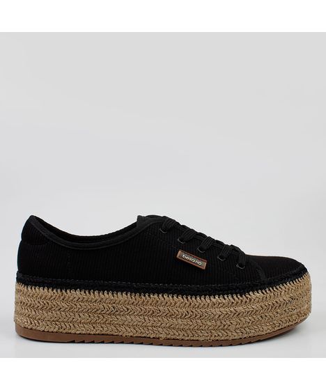 tênis flatform corda