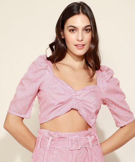 Blusa-Feminina-Mindset-Cropped-Estampada-Xadrez-Vichy-Manga-Bufante-Decote-Princesa-Vermelha-9975482-Vermelho_1