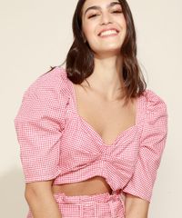 Blusa-Feminina-Mindset-Cropped-Estampada-Xadrez-Vichy-Manga-Bufante-Decote-Princesa-Vermelha-9975482-Vermelho_5