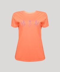 T-Shirt-Feminina-Mindset-Flores-Manga-Curta-Decote-Redondo-Laranja-9975499-Laranja_6