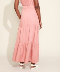 Saia-Feminina-Mindset-Longa-com-Recortes-Coral-9974830-Coral_2