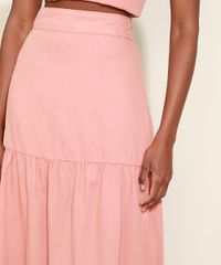 Saia-Feminina-Mindset-Longa-com-Recortes-Coral-9974830-Coral_5