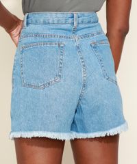 Short-Feminino-Mindset-Cintura-Super-Alta-com-Barra-Desfiada-Azul-Claro-9975480-Azul_Claro_2
