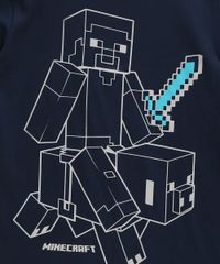 Pijama-Infantil-Minecraft-Manga-Curta-Azul-Marinho-9956712-Azul_Marinho_2