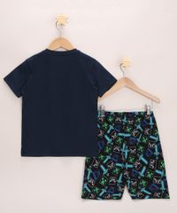 Pijama-Infantil-Minecraft-Manga-Curta-Azul-Marinho-9956712-Azul_Marinho_3