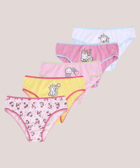 Kit-Infantil-de-5-Calcinhas-Unicornio-Multicor-9972337-Multicor_1