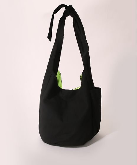Bolsa-Feminina-Sholder-Bag-com-Bolso-e-No-Preto-9972578-Preto_1