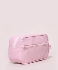 Necessaire-Feminina-Texturizada-com-Bolso-e-Alta-Rosa-Claro-9972773-Rosa_Claro_3