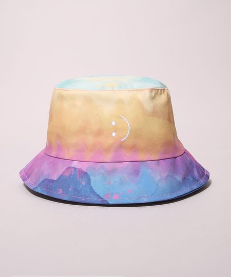 Chapeu-Masculino-Bucket-Estampado-Tie-Dye-com-Bordado-de-Carinha-Multicor-9973357-Multicor_1