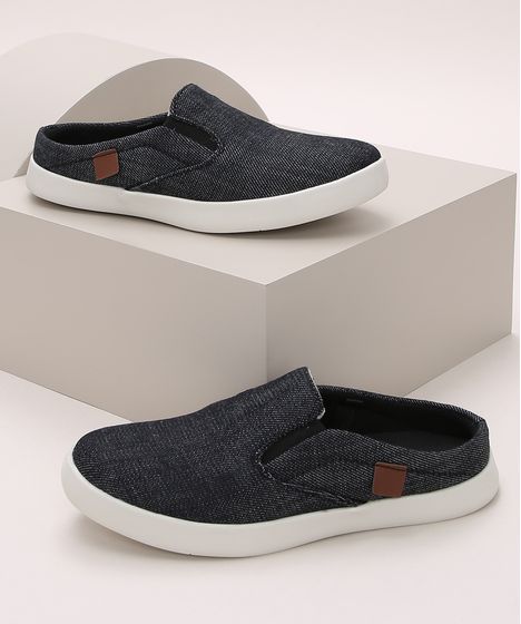 tenis mule jeans