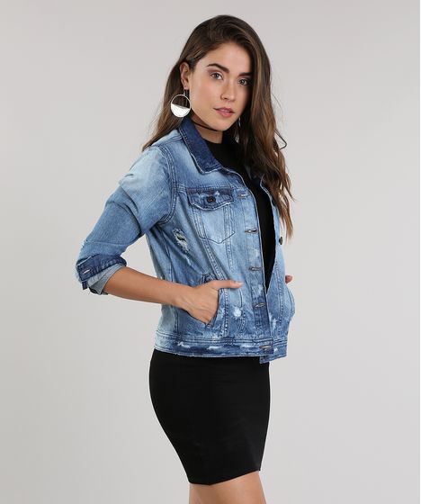 jaqueta jeans c&a feminina