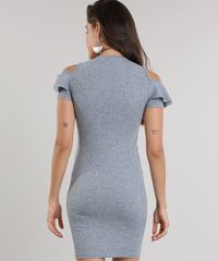 Vestido-Open-Shoulder-com-Babado-Cinza-Mescla-8804852-Cinza_Mescla_2