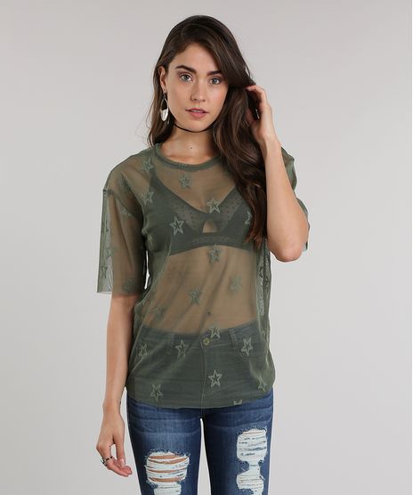 Blusa-em-Tule-com-Estrelas-Verde-Militar-8960124-Verde_Militar_1