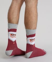 Meia-com-Estampa--Papai-Noel--Vinho-9046419-Vinho_3