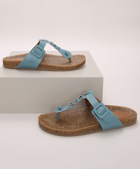 Rasteirinha-Feminina-Oneself-Tira-Trancada-e-Fivela-Azul-Claro-9973507-Azul_Claro_1