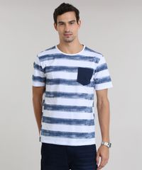 Camiseta-Listrada-de-Algodao---Sustentavel-Branca-8651310-Branco_1