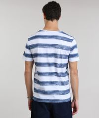 Camiseta-Listrada-de-Algodao---Sustentavel-Branca-8651310-Branco_2